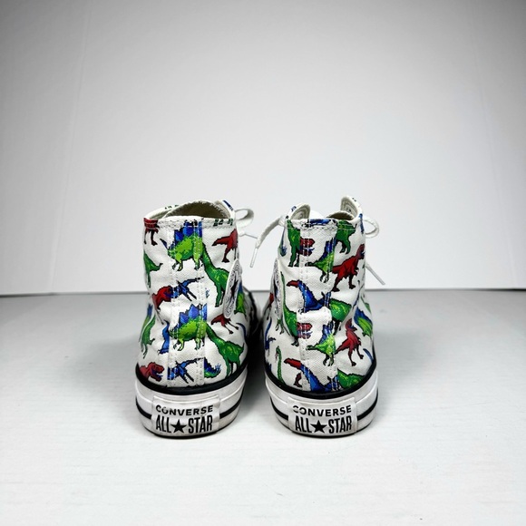 CONVERSE Chuck Taylor All Stars High Tops Dinosaurs B Sz 4.5/W Sz 6.5 Fun Print - Picture 4 of 9
